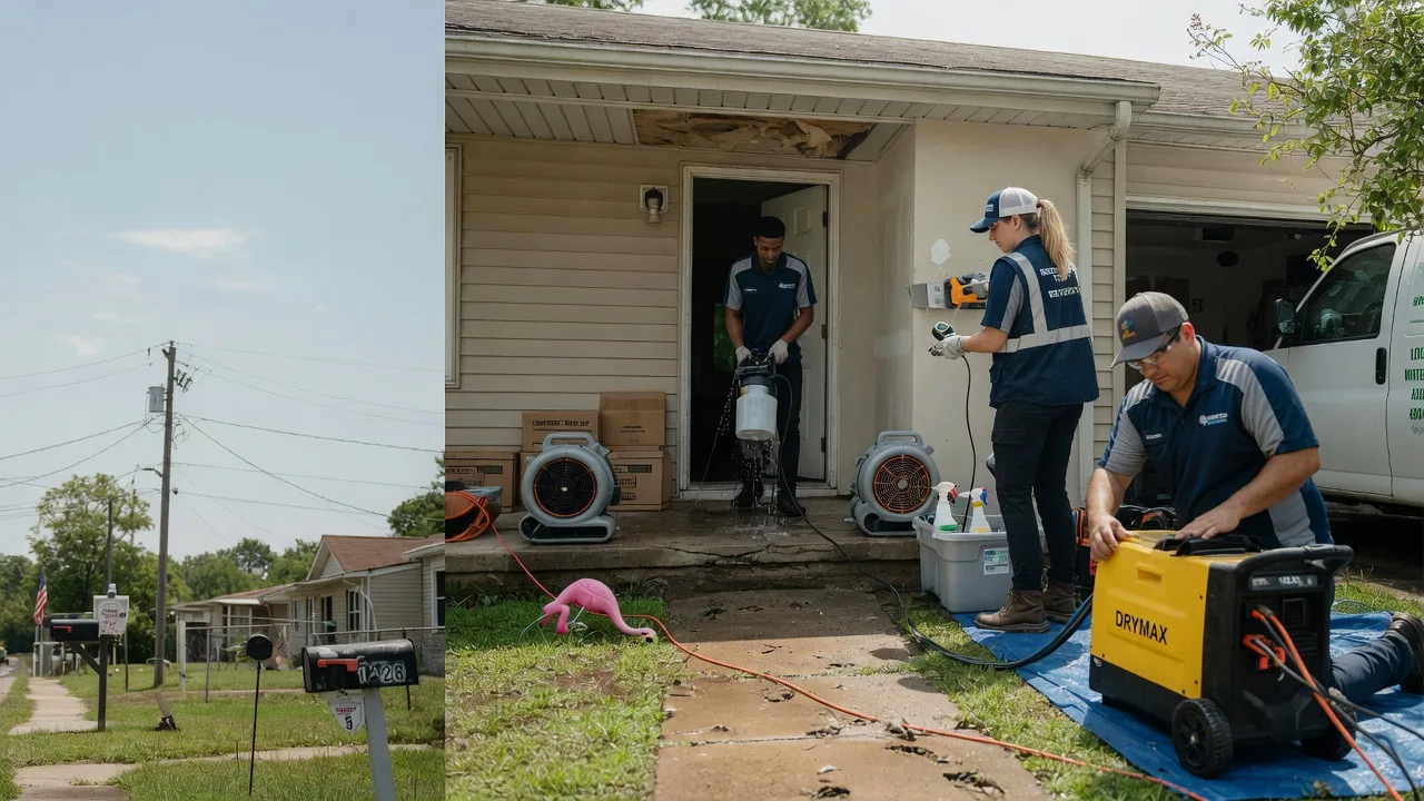 Storm Damage Water Removal in New Douglas, IL near me